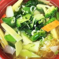 9. Mix Vegetables Noodle Soup · 