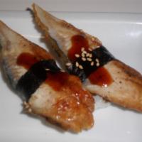 Freshwater Eel (unagi) Sushi · 2 pieces. Freshwater eel.
