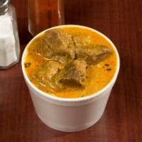 Rogan Josh · Boneless lamb specially cooked with ginger, garlic, herbs and tasty spices. Does not come wi...