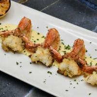 Jumbo Shrimp Alexander · Jumbo Shrimp dusted with Seasoned Breadcrumbs, Baked, Beurre Blanc Sauce