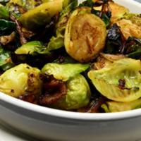 Sauteed Brussels Sprouts · Sautéed with Bacon & Shallots