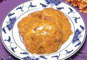 F1. Chicken Egg Foo Young · Omelette with poultry.
