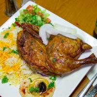 Chicken Mandi · Slow oven roasted chicken served with rice, seasoned with a special mandi spices mix. Served...