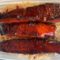 Bar-B-Q Spare Ribs Combination · Ribs that have been broiled, roasted, or grilled. 