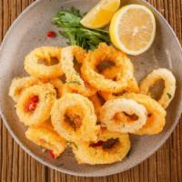 Ika Fried⭐ · Fried calamari. Squid lightly deep fried in tempura batter and special flavor.