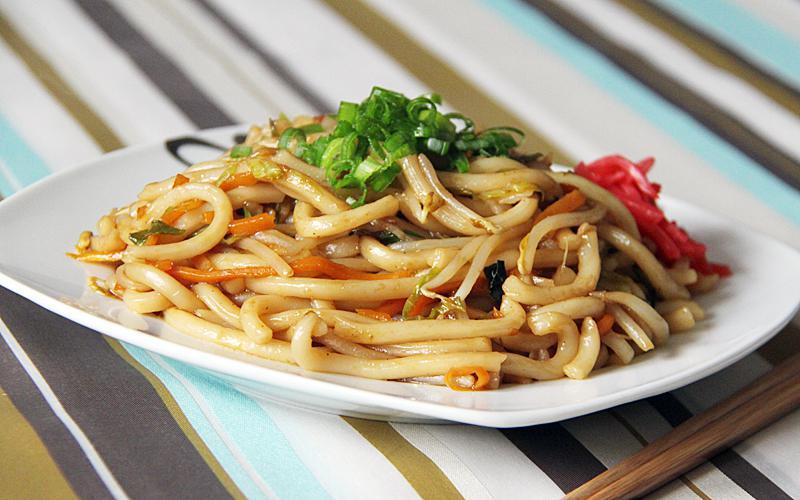 Yaki Udon · Pan fried noodles with your choice of protein.