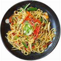 Yaki Soba · Pan fried noodles with your choice of protein.