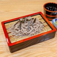 Cold Soba · Served chilled with a side of scallions and dipping sauce