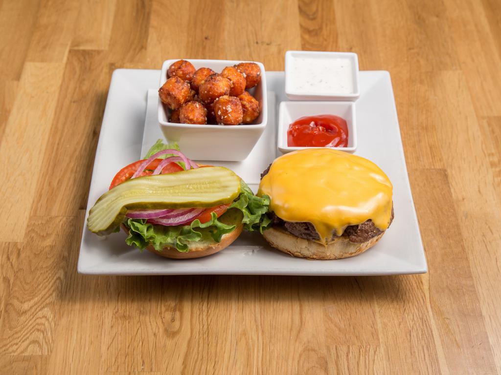 CHEESEBURGER · Charbroiled with choice of cheese