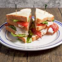 Clubhouse Turkey · Turkey breast, bacon, mayo, lettuce, tomato on your choice of bread.