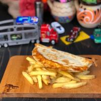 Kids Quesadilla · Taco or Quesadilla with fries beef or Chiken
