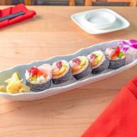 Big Easy Roll · Raw. Hamachi, tuna, salmon, Masago cucumber, avocado.