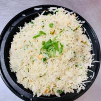 Jeera Rice · Tadka rice with cumin and ghee.
