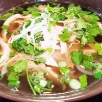 P7. Chicken Pho · Chicken Breast and in-house broth made from bones and meats with ginger, onions, various spi...