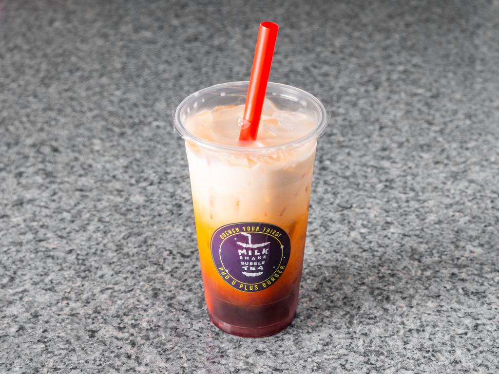 Thai Tea · House-brewed Thai Tea mixed with Milk and ice.