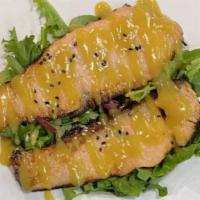Salmon Miso - New · Grilled Salmon with Miso sauce. Served with white rice