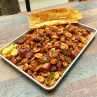 Game Day Tray · Taking San Pedro Fish Market’s World Famous Shrimp Tray to the next level, the Game Day Tray...