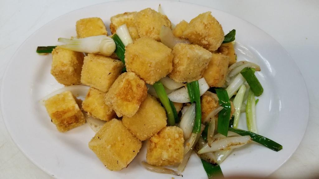 513. Pepper Salted Crispy Tofu · 