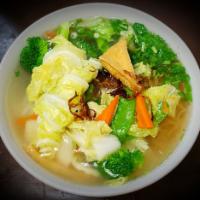 715. Vegetable Noodle Soup · We use chicken broth for the soup if you are a vegetarian please let us know. Thanks