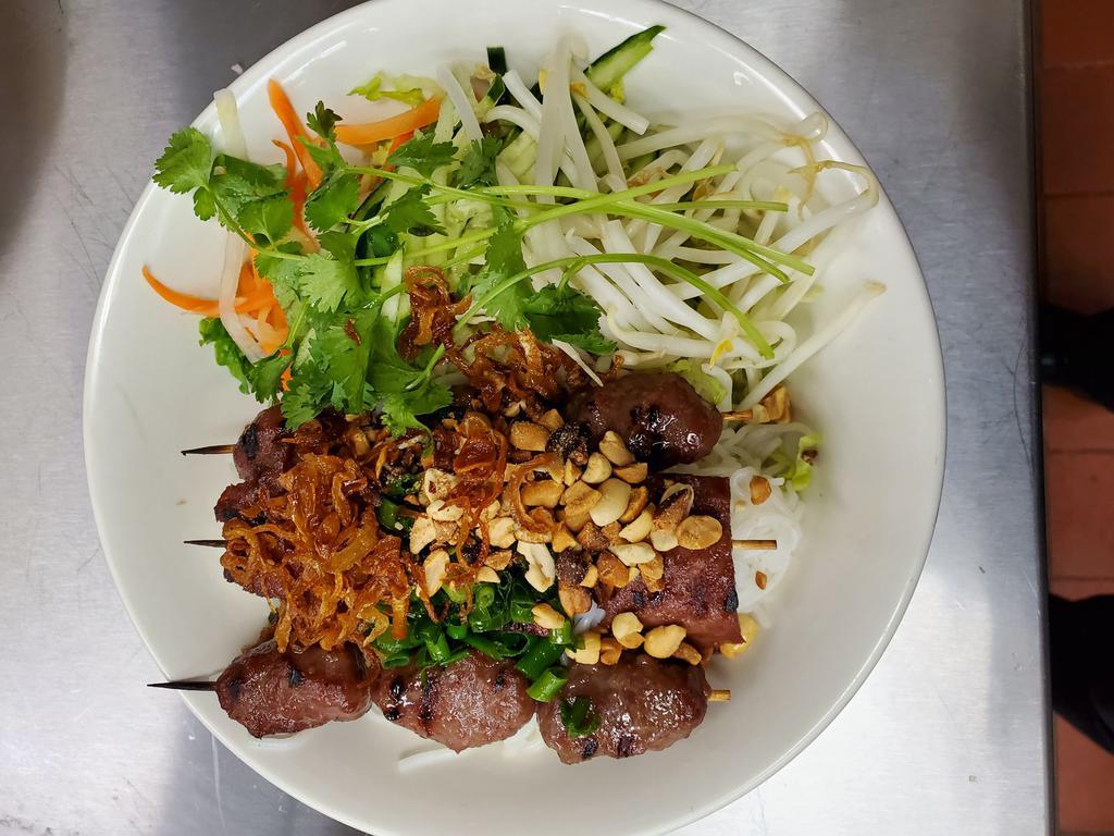 50. Vietnamese Grilled Pork Sausage W/ Vermicelli · Bún Nem Nướng