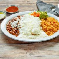 Enchilada · Choice of meat chicken, ground beef or shredded beef.