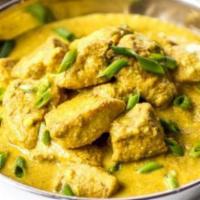 Lamb Korma · Boneless lamb cooked in a creamy sauce with coconut milk mixed with other Himalayan herbs an...