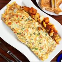 Western Omelette · Ham, green pepper and onion.
