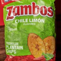 Zambos Chili Limón Premium Plantain Chips · Zambos Imported Premium Plantain Chips Chili Limón (Lemon) Flavored 5.5oz bag
Tajaditas de P...