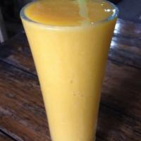 Mango Shake · Mango puree blended with fresh milk and sugar.
