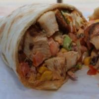 Jerk Chicken Roti Combo · Our boneless chicken breast and thighs seasoned in our signature Jerk sauce slow-cooked to t...