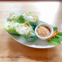 2. Fresh Salad Rolls · 2 pieces. Tofu, vegetables and rice noodles wropped soft rice papers served with sweet sour ...