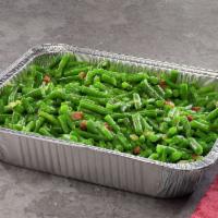 Green Beans · Serves 15 people.