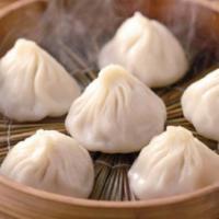 S1. Steamed Buns with Pork / 小笼包 · Steamed buns stuffed with ground pork (6 pieces).