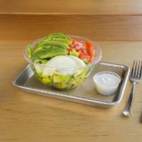 The Market Salad · Choice of buttermilk ranch or oil and vinegar. Add extras for an additional charge.