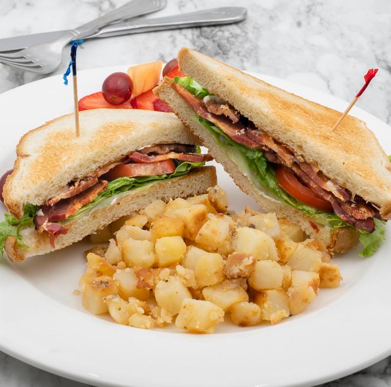 BLT Sandwich · Bacon, fresh lettuce, sliced tomato and mayonnaise on your choice of bread.