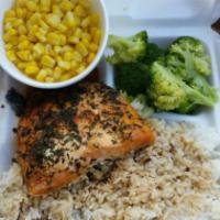 Grilled Salmon · Rich and oily fish.