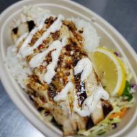 Grilled Mahi Mahi · 8oz wild caught filet, grilled on the char grill and topped with a garlic white sauce. Serve...