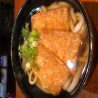Kitsune Udon · Seasoned deep fried tofu.