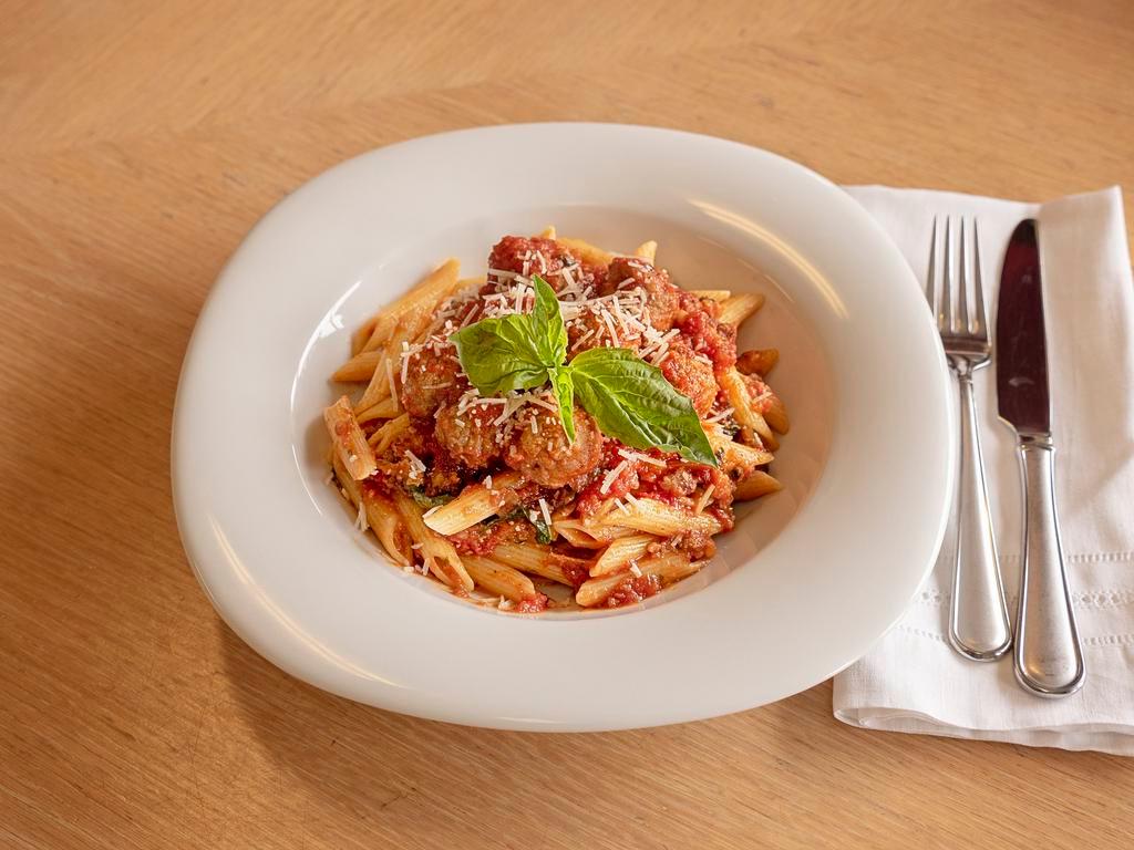 Marinara Penne Pasta · Our Marinara sauce is made from scratch.
