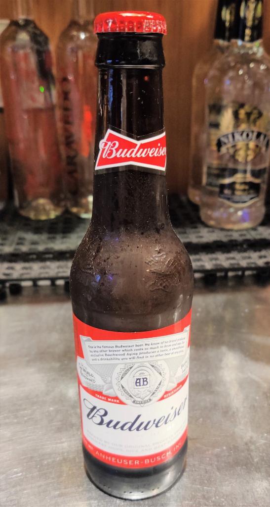 Budweiser · Must be 21 to purchase.