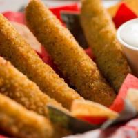 Fried Pickles · chipotle mayo