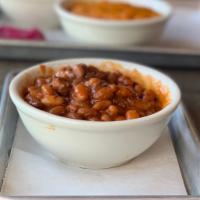 Brisket Baked Beans · Brisket is added to our baked beans.