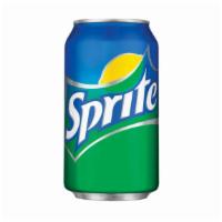 Sprite. · Refreshing Lime Flavored soda in a can