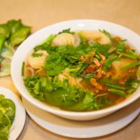 H2. Wonton Noodle Soup · Wontons and BBQ porks with chicken pork soup.