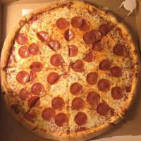 Pepperoni Thin Crust Pizza · 