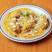 Shahi Kofta · Fresh grated vegetables/balls dipped in flour batter, deep fried and served in creamy sauce.