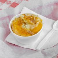 Peach Cobbler · Our famous homemade cobbler made with fresh peaches.