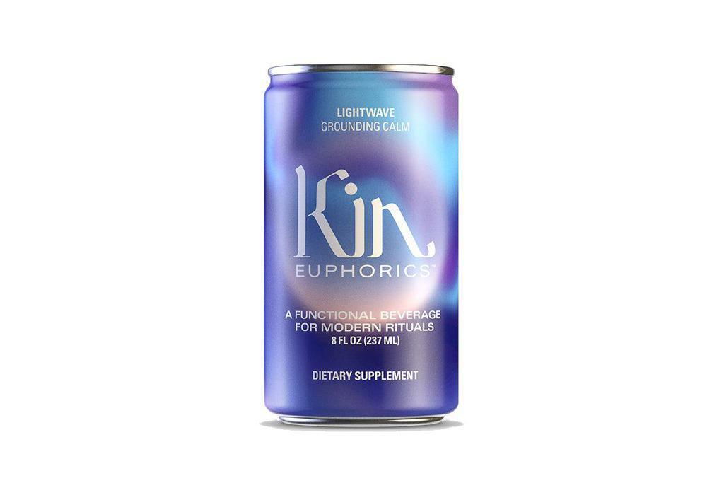 Kin Euphorics Lightwave Can 237ml · The mind-calming ingredients in Lightwave mellow you out, help you to transcend stress, and open a portal to calm (imagine barefoot forest bathing at midnight). An added bonus: the long-term brain benefits mean you’re taking care of yourself in a future dimension.