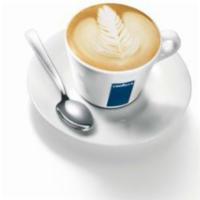 Cappuccino · Espresso with steamed milk and creamy foam.