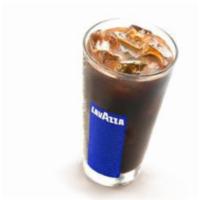 Iced Latte Macchiato · Iced-cold and refreshing layers of ﬂavor, milk, ice and espresso.